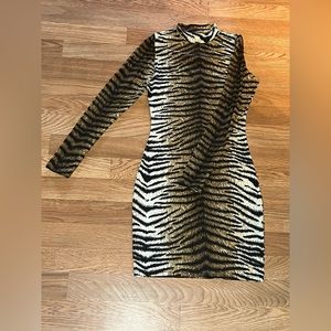 Animal print dress